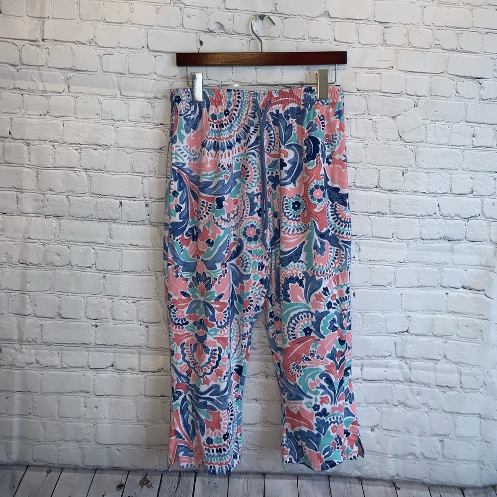 Cuddl Duds Smart Comfort Pink & Blue Pants size S - Picture 1 of 10
